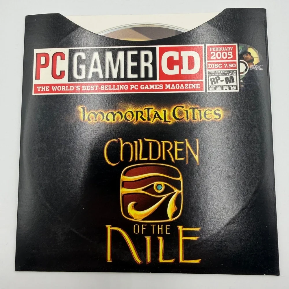 PC Gamer CD February 2005 Disc 7.50 Immortal Cities Children of the Nile Demo